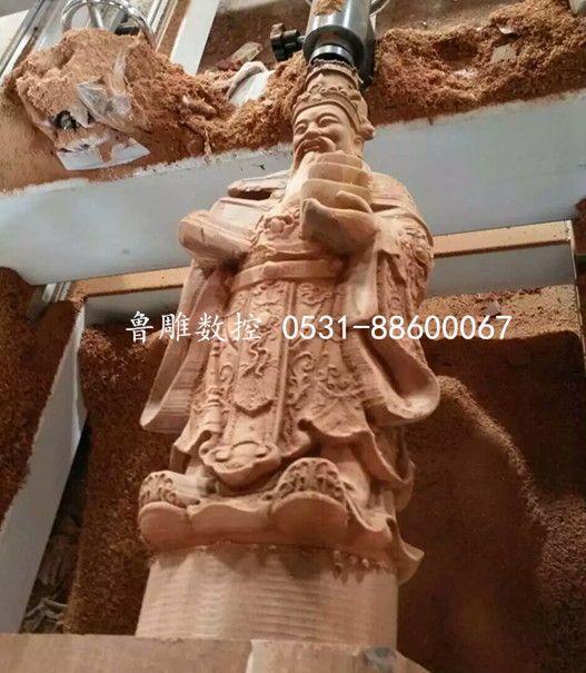 三維立體雕刻機(jī)制作的財神雕像、觀音佛像